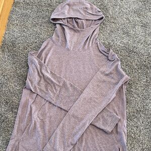 Athleta untempo Purple Long Sleeve Hoodie size medium like new